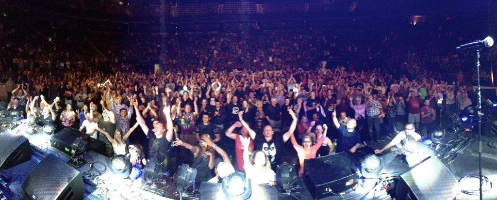 View from the stage. Brit Floyd, Salt Lake City, Utah. Photo by Ian Cattell.
