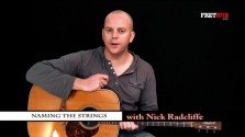 Naming The Strings - a FretHub online guitar lesson, with NickRadcliffe