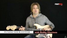 Tuning Your Guitar - a FretHub online guitar lesson, with Bobby Harrison