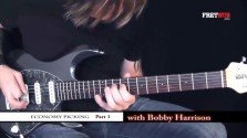 Economy Picking - Part 1 - a FretHub online guitar lesson, with Bobby Harrison