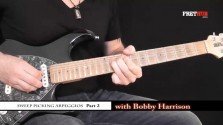 Sweep Picking Arpeggios - Part 2 - a FretHub online guitar lesson, with Bobby Harrison