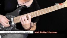 Sweep Picking Arpeggios - Part 12 - a FretHub online guitar lesson, with Bobby Harrison