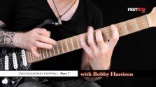 Two Handed Tapping - Part 7 - a FretHub online guitar lesson, with Bobby Harrison