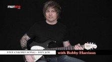 Five Chord Song - Hey Joe - a FretHub online guitar lesson, with Bobby Harrison