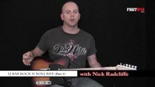 12 Bar Rock 'n' Roll Riff pt1 - a FretHub online guitar lesson, with Nick Radcliffe