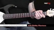 Finding Notes On The Neck 4 - a FretHub online guitar lesson, with Bobby Harrison