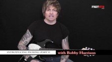 Introducing Picking Part 1 -a FretHub online guitar lesson, with Bobby Harrison