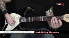 Introducing Picking Part 3 - a FretHub online guitar lesson, with Bobby Harrison