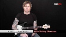 Song - Teenage Kicks - a FretHub online guitar lesson, with Bobby Harrison