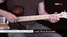 Simple Changes - Major 7 Chords - a FretHub online guitar lesson, with Nick Radcliffe
