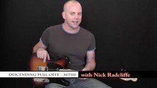 Descending Pull-Offs 16ths - a FretHub online guitar lesson, with Nick Radcliffe