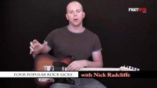 Four Popular Rock Licks - a FretHub online guitar lesson, with Nick Radcliffe
