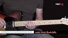 Extending The Major Pentatonic Scale - a FretHub online guitar lesson, with Nick Radcliffe