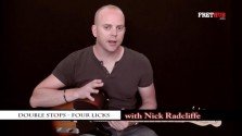 Double Stops - Four Licks - a FretHub online guitar lesson, with Nick Radcliffe