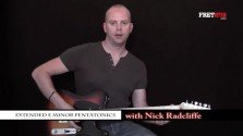 Extended E Minor Pentatonics - a FretHub online guitar lesson, with Nick Radcliffe