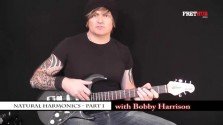 Natural Harmonics - Part 1 - a FretHub online guitar lesson, with Bobby Harrison