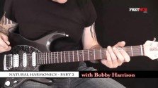 Natural Harmonics - Part 2 - a FretHub online guitar lesson, with Bobby Harrison