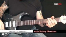 Tapped Harmonics - a FretHub online guitar lesson, with Bobby Harrison