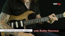 Slide: Open E part 7 - a FretHub online guitar lesson, with Bobby Harrison