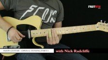 Slide: Open G part 1 - a FretHub online guitar lesson, with Nick Radcliffe