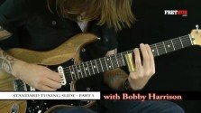 Slide: Standard Tuning 1 - a FretHub online guitar lesson, with Bobby Harrison