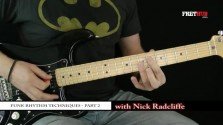 Funk Rhythm Guitar - part 2 - a FretHub online guitar lesson, with Nick Radcliffe