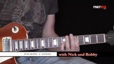 Fourth Mode - F Lydian - a FretHub online guitar lesson, with Nick Radcliffe and Bobby Harrison