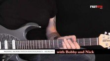 Mixing Modes With Pentatonics - Aeolian - a FretHub online guitar lesson, with Bobby Harrison and Nick Radcliffe