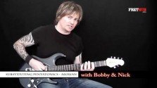 Substituting Pentatonics - Aeolian - a FretHub online guitar lesson, with Bobby Harrison and Nick Radcliffe