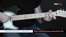 The Caged System - Chords pt 10 - a FretHub online guitar lesson, with Bobby Harrison